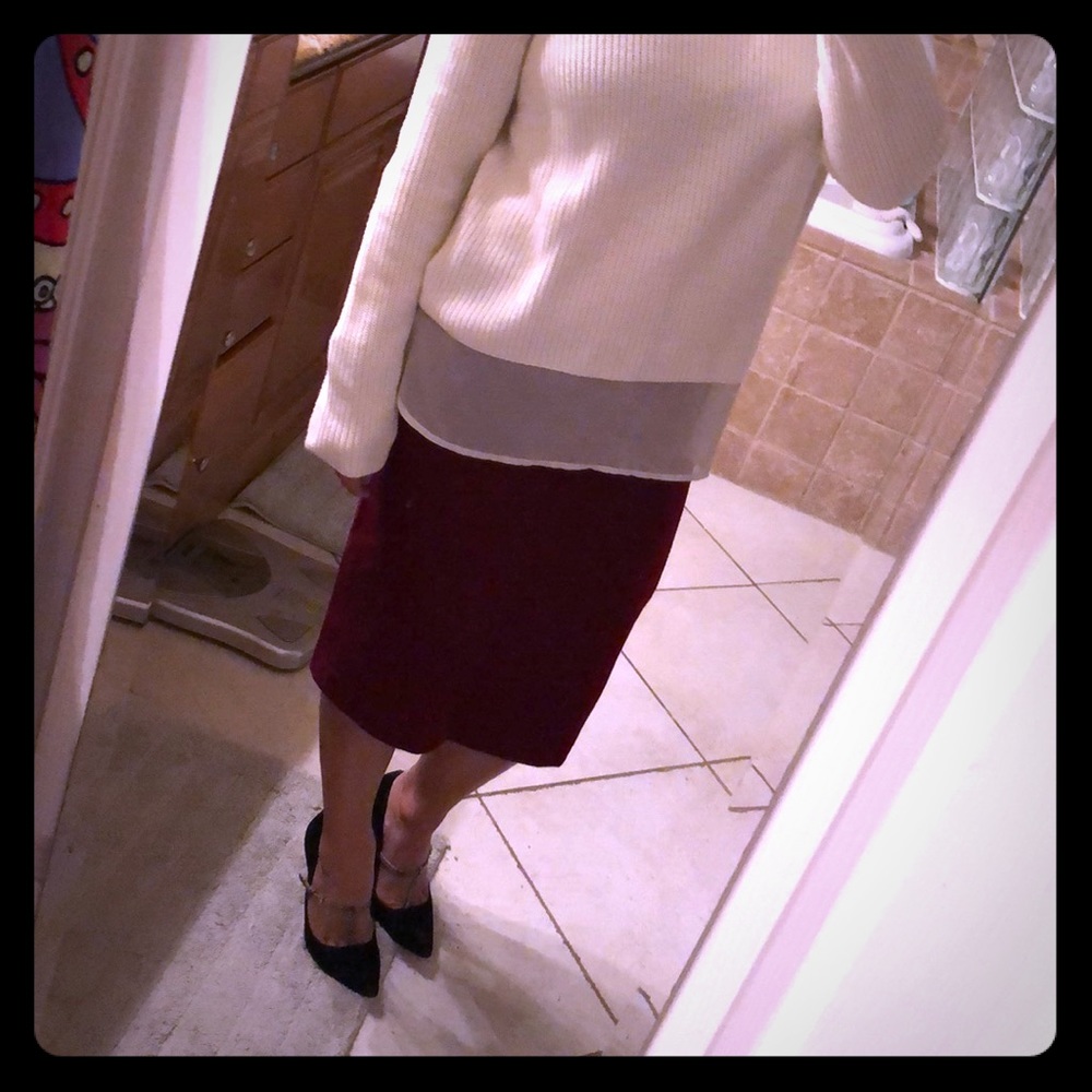 Theory wool skirt